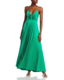 ALC Aries Pleated Open Back Dress Bloomingdales at Bloomingdales