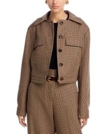 ALC Blake Plaid Wool Jacket Bloomingdales at Bloomingdales