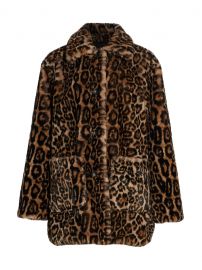 ALC Bolton Leopard Coat at Saks Fifth Avenue