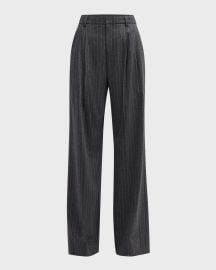 ALC Charles High-Rise Pinstripe Pants at Neiman Marcus