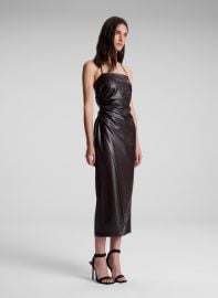 ALC Charlotte Vegan Leather Midi Dress ALCltdcom at A.L.C.