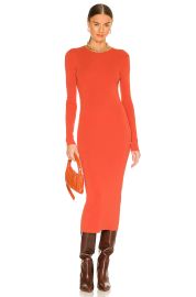 ALC Conley Dress in Mecca Orange at Revolve