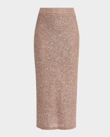 ALC Dana Sparkly Knit Skirt at Neiman Marcus