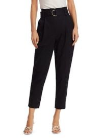 ALC Diego High-Waist Belted Ankle Pants on SALE at Saks Off 5th