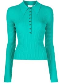 ALC Eleanor Henley long-sleeve Polo Top - at Farfetch