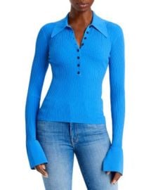 ALC Eleanor Ribbed Polo Sweater   Bloomingdales at Bloomingdales