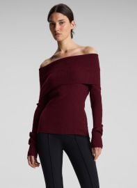 ALC Evelyn Merino Off Shoulder Top ALCltdcom at A.L.C.