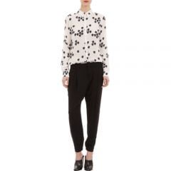 ALC Falling Iris-Print Song Blouse at Barneys