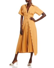 ALC Florence Pleated Shirt Dress Bloomingdales at Bloomingdales