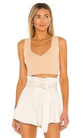 ALC Greyson Top in Wheat at Revolve