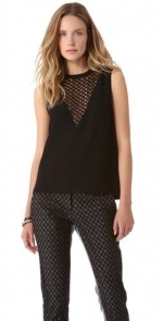 ALC Harlow Checkerboard Top at Shopbop