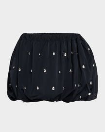 ALC Holly Embellished Bubble Mini Skirt at Neiman Marcus