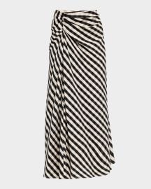 ALC Jean Check Midi Skirt at Neiman Marcus