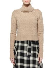 ALC Jeannie Long-Sleeve Turtleneck Sweater in Camel at Neiman Marcus