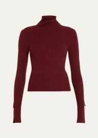 ALC Jett Ribbed Turtleneck Top - at Bergdorf Goodman