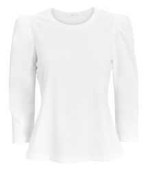 ALC Karlie Puff Sleeve Cotton T-Shirt at Intermix