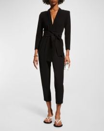 ALC Kieran Belted Long-Sleeve Jumpsuit at Neiman Marcus