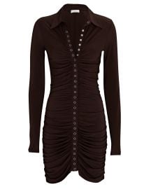 ALC Larsen Ruched Mini Dress at Intermix