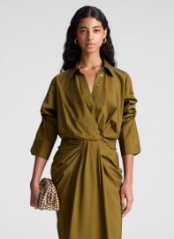 ALC Leo Cropped Cotton Shirt ALCltdcom at A.L.C.