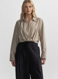 ALC Leo Cropped Cotton Shirt ALCltdcom at A.L.C.