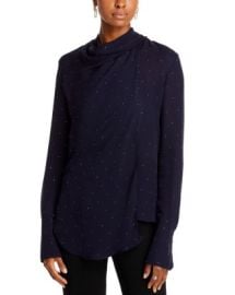 ALC Luna Tie Back Silk Top Bloomingdales at Bloomingdales