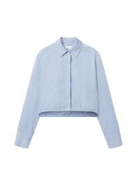 ALC Maude Cropped Cotton Stripe Shirt ALCltdcom at A.L.C.