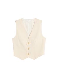 ALC Maxwell Stretch Linen Vest ALCltdcom at A.L.C.