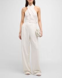 ALC Murphy High-Neck Wide-Leg Jumpsuit at Neiman Marcus