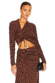 ALC Oryn Top in Black  Brandy Brown  FWRD at Forward