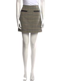 ALC Plaid Print Mini Skirt at The Real Real