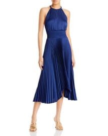 ALC Renzo II Pleated Halter Dress Bloomingdales at Bloomingdales