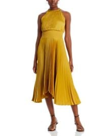 ALC Renzo II Pleated Halter Dress Bloomingdales at Bloomingdales