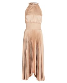 ALC Renzo II Pleated Midi Dress at Intermix