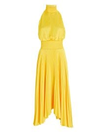 ALC Renzo Pleated Midi Dress at Intermix