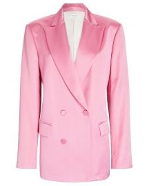 ALC Riley Satin Double Breasted Tuxedo Jacket at Intermix