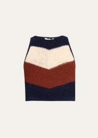 ALC Rowan Crochet Crop Top - at Bergdorf Goodman