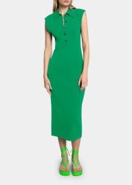 ALC Taylor Collared Knit Dress - at Bergdorf Goodman