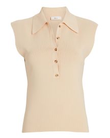 ALC Taylor Knit Polo Top at Intermix