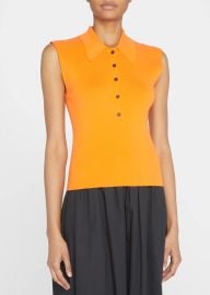 ALC Taylor Stretch Cotton Button-Front Top - at Bergdorf Goodman