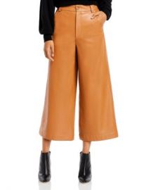 ALC Wiles Wide Leg Faux Leather Gaucho Pants   Bloomingdales at Bloomingdales