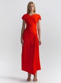 ALC Willa Textured Crepe Midi Dress ALCltdcom at A.L.C.