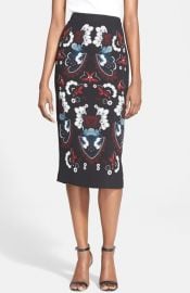 ALC and39Haleyand39 Print Silk Pencil Skirt at Nordstrom