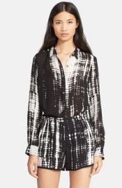 ALC and39Songand39 Print Silk Blouse at Nordstrom