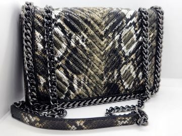 ALDO Greenwald Womens Crossbody Bag Snake Print Purse NEW (Tag Removed) Metallic at eBay