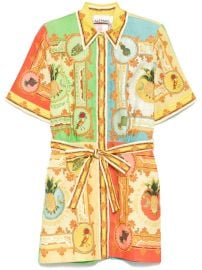 ALEMAIS La Musica Mini Dress Yellow at Farfetch