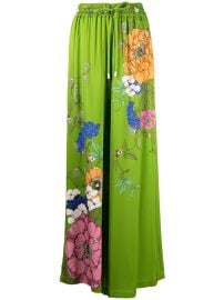 ALEMAIS Olivia floral-print wide-leg Trousers - at Farfetch