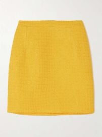 ALESSANDRA RICH Boucl-tweed mini skirt NET-A-PORTER at Net a Porter