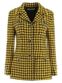 ALESSANDRA RICH HOUNDSTOOTH BLAZER at Italist