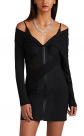 ALEXANDER WANG LACE  JERSEY CORSET MINIDRESS at Barneys