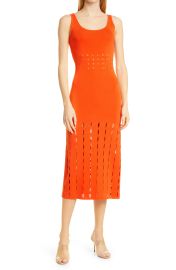 ALEXIS Marinet Sleeveless Midi Dress in Cardinal  at Nordstrom